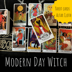 Modern day witch tarot cards
