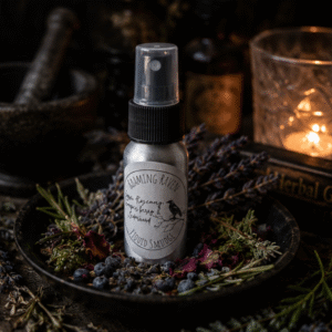 Liquid Smudge cleansing spray with botanical essential oils by Roaming Raven