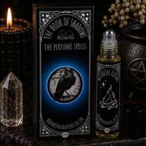 Witchfire Ritual botanical perfume oil roller from The Book of Shadows collection by Roaming Raven