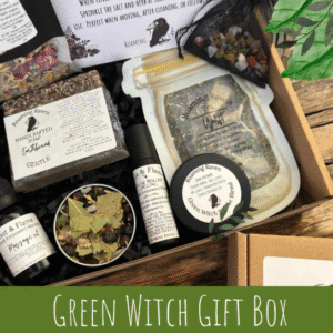 Green witch gift box