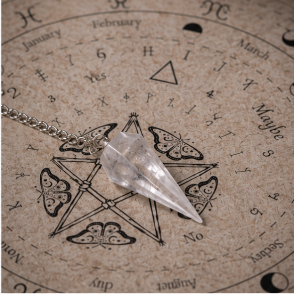 Ancient Witch Spell Incense - Cleansing - Rock Crystal Pendulum - Image 3