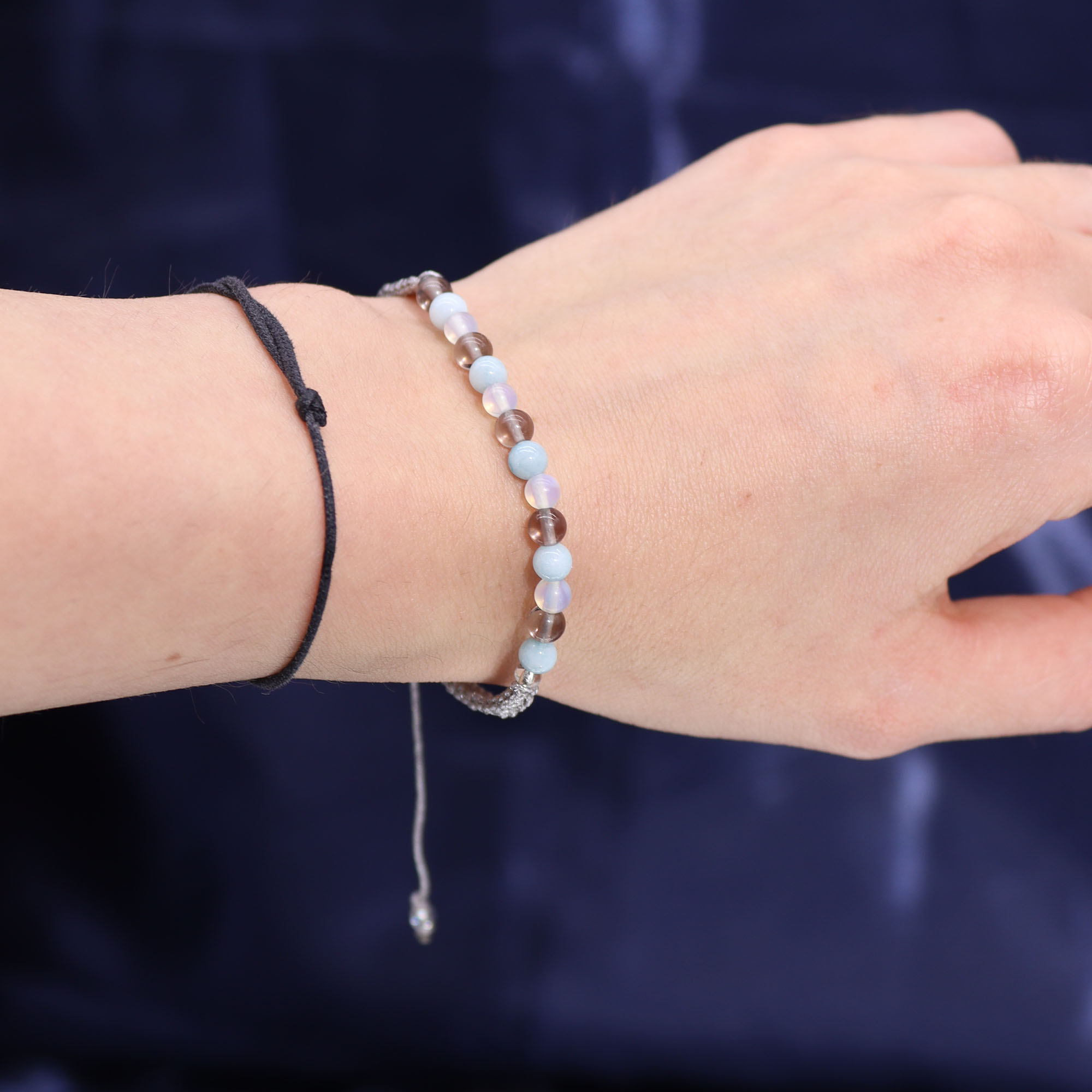 Zodiac Crystal Candle with Gemstone Bracelet - Cancer - Image 6