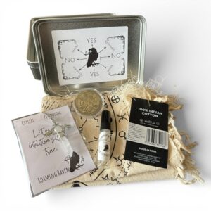 Crystal pendulum divination kit