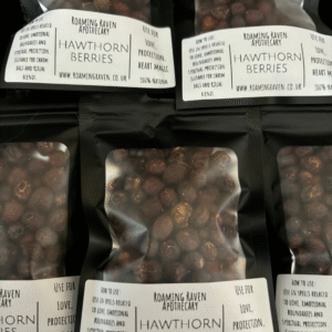 Dried hawthorn berries