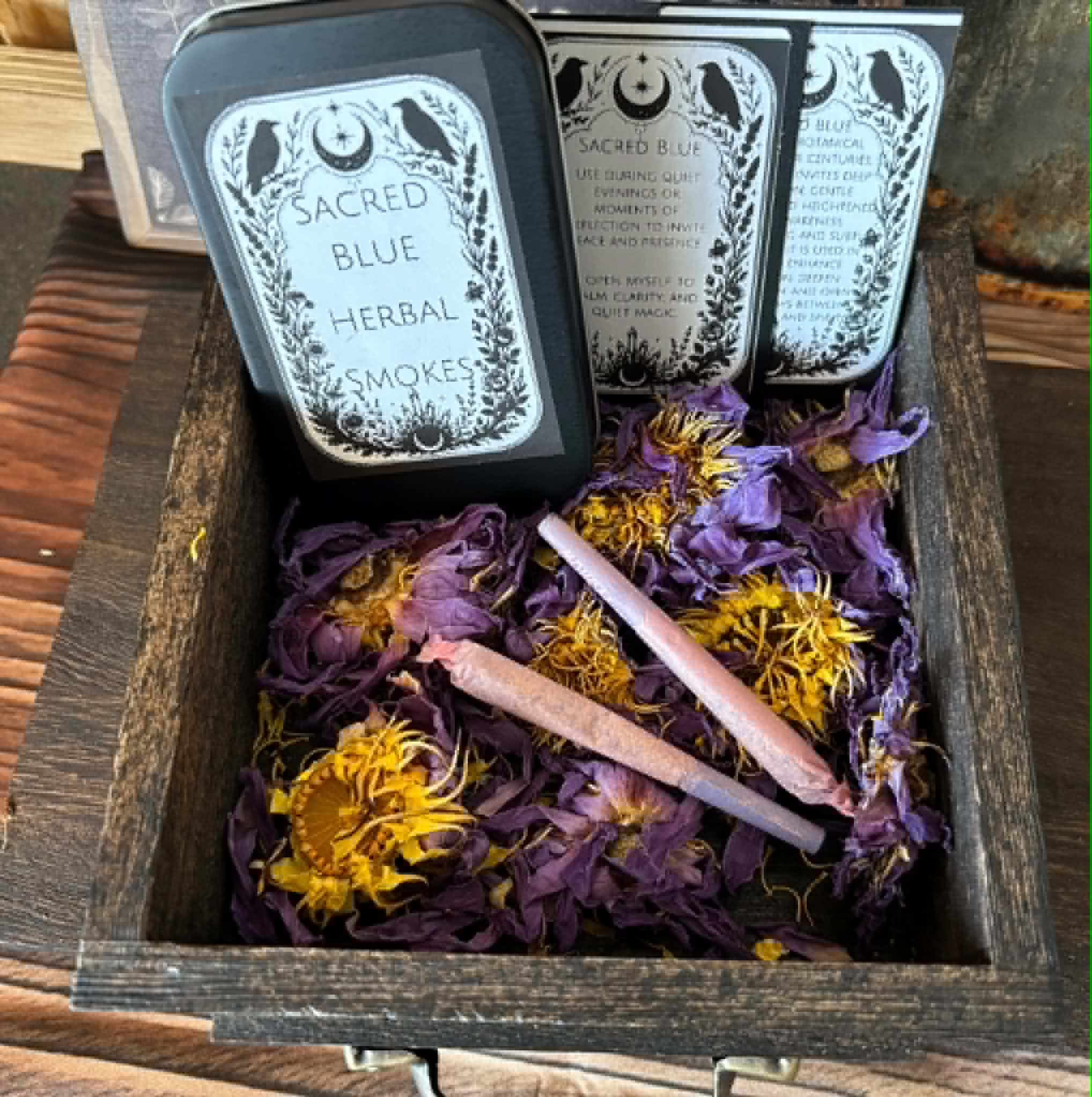 Sacred Blue Herbal Smokes - Image 3