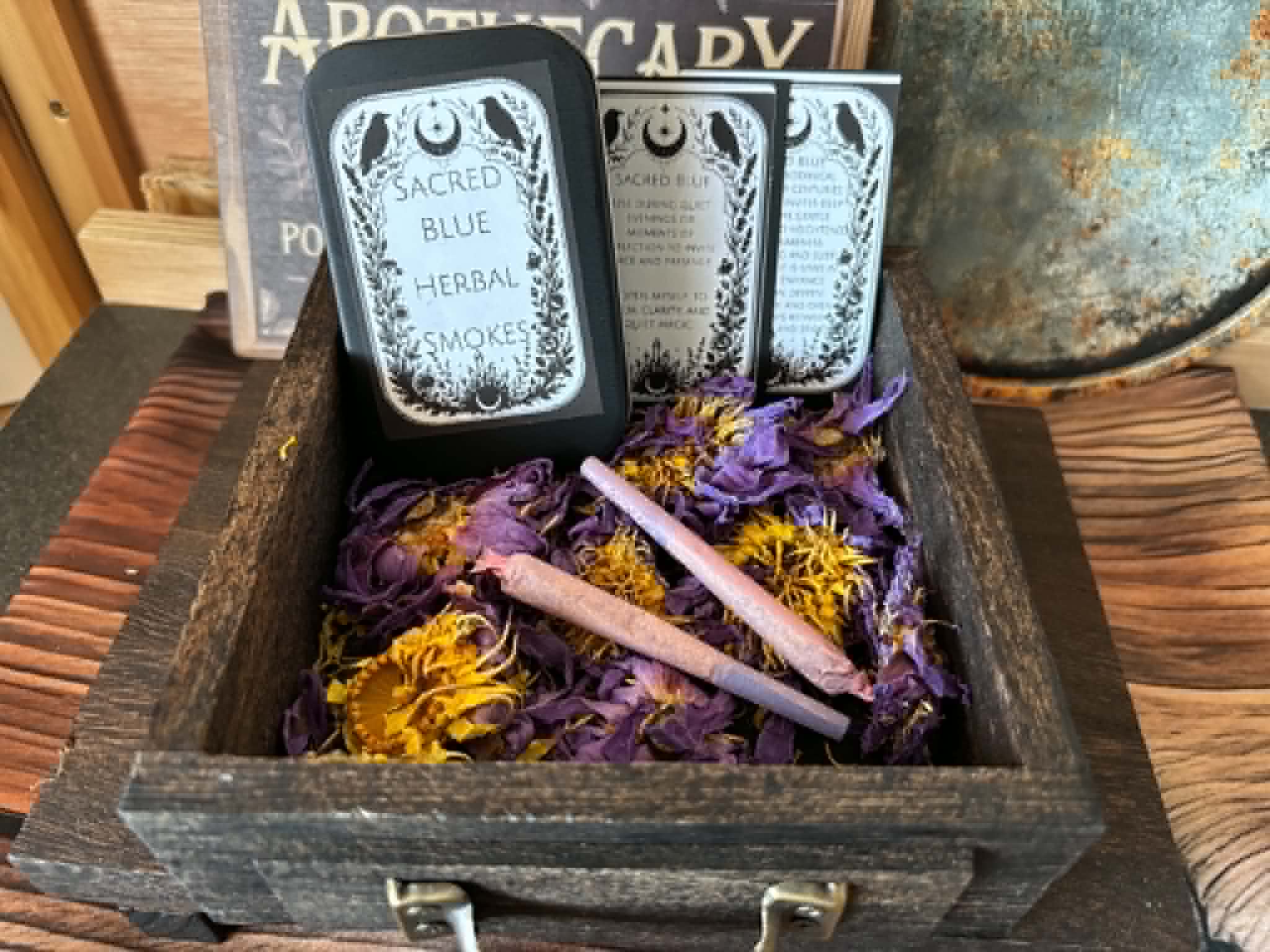 Sacred Blue Herbal Smokes - Image 2