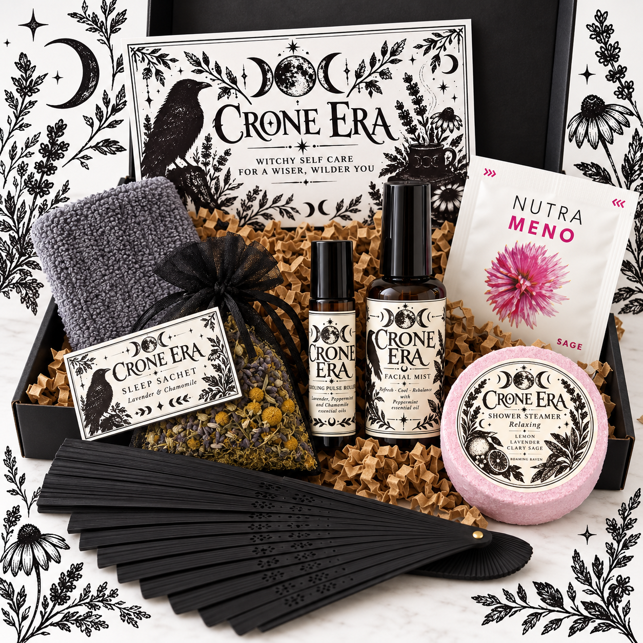 Crone Era Witchy Self-Care Gift Box | Menopause-Inspired Gift