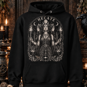 Hecate Goddess Black Hoodie