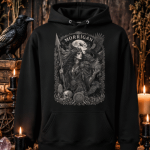 The Morrigan Goddess Black Hoodie