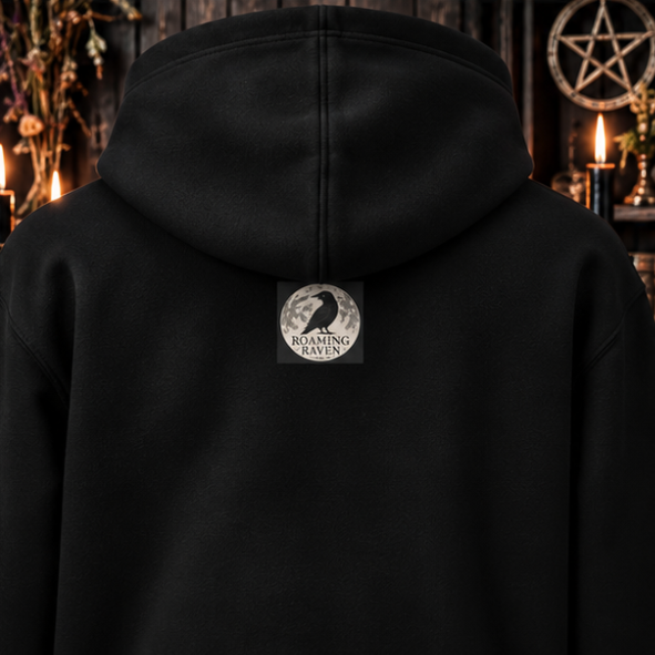 Lilith Goddess Black Hoodie - Image 6