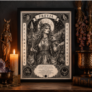 Freyja Goddess Art Print