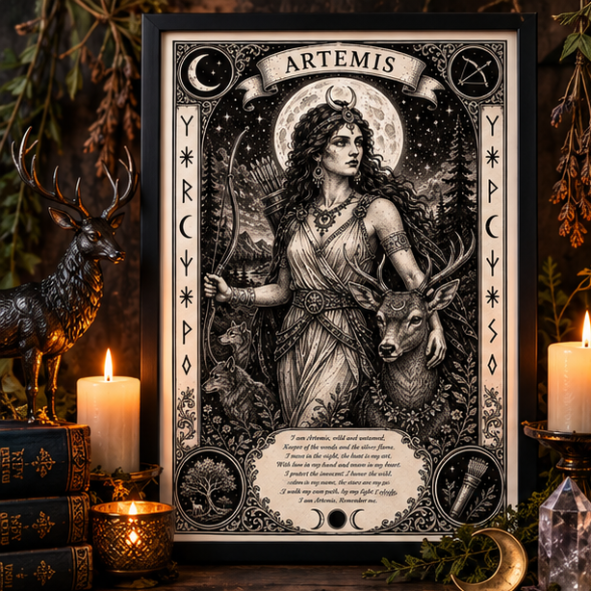 Artemis Goddess Art Print - Image 2
