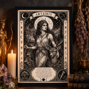 Artemis Goddess Art Print