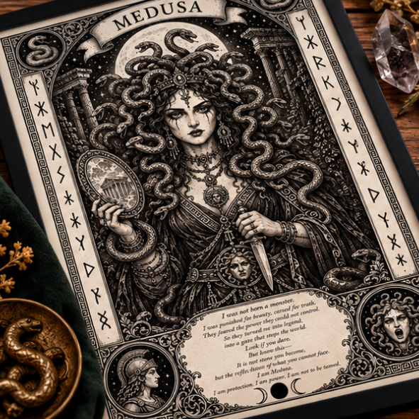 Medusa Goddess Art Print - Image 4