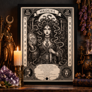 Medusa Goddess Art Print