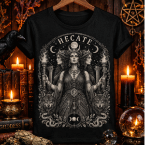 Hecate Goddess Black T-Shirt