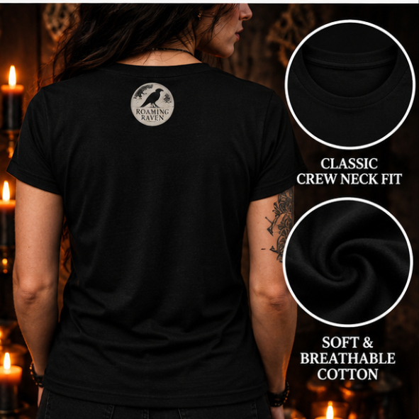 Hecate Goddess Black T-Shirt - Image 3